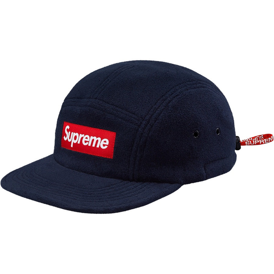 Details on Fleece Pullcord Camp Cap Navy from fall winter
                                                    2018 (Price is $48)