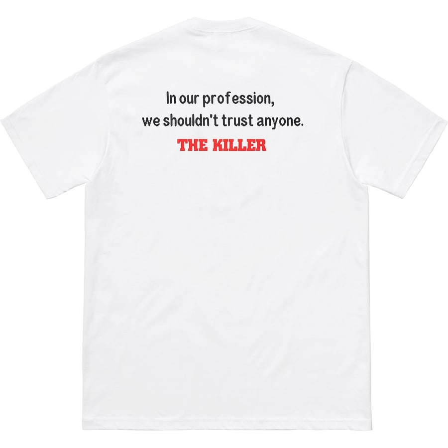 Details on The Killer Trust Tee White from fall winter
                                                    2018 (Price is $48)