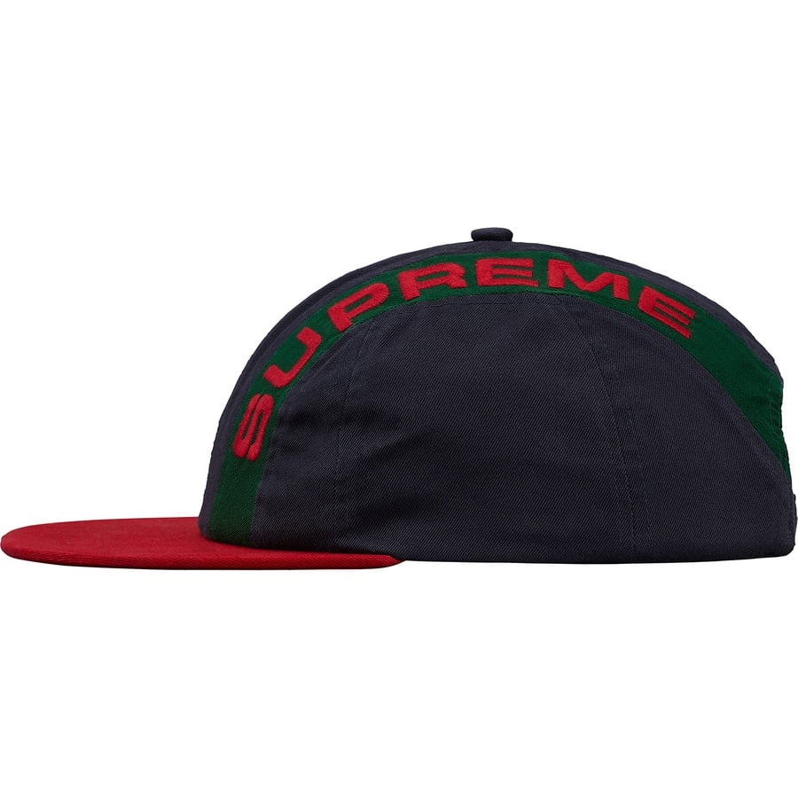 Supreme Stripe 6-Panel (FW18) - Navy - $48