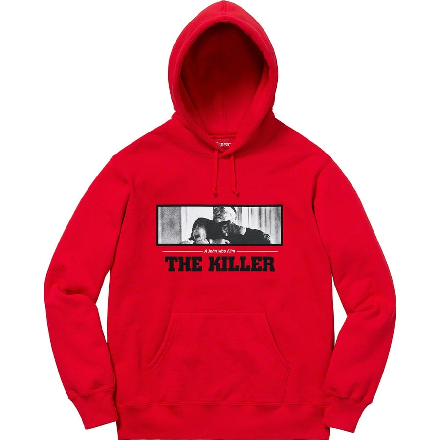 Details on The Killer Hooded Sweatshirt Red from fall winter
                                                    2018 (Price is $178)