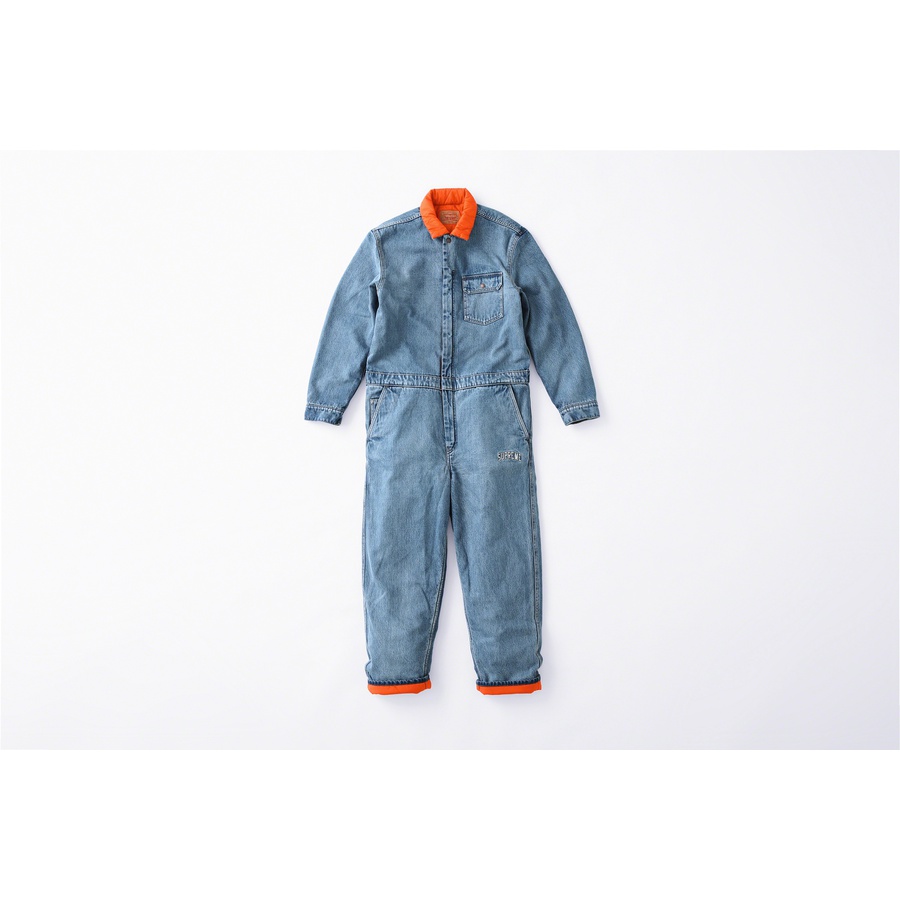 Details on Supreme Levi's Denim Coveralls  from fall winter
                                                    2018 (Price is $298)