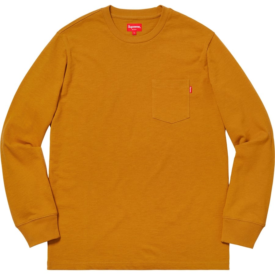 Details on L S Pocket Tee Mustard from fall winter
                                                    2018 (Price is $78)