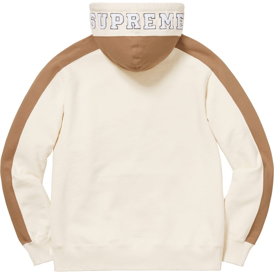 Details on Paneled Hooded Sweatshirt Natural from fall winter
                                                    2018 (Price is $158)