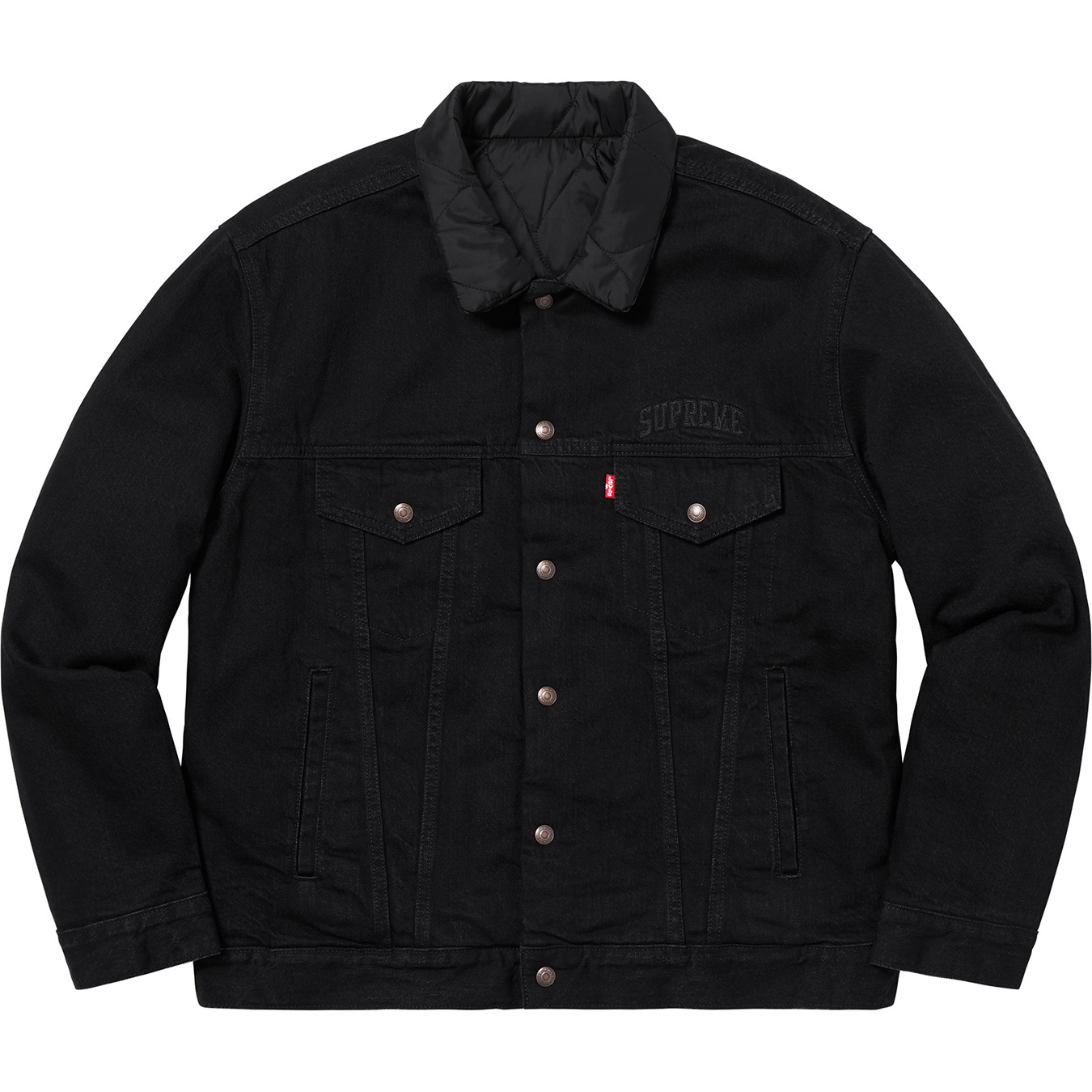 Levi's Quilted Reversible Trucker Jacket   fall winter    Supreme