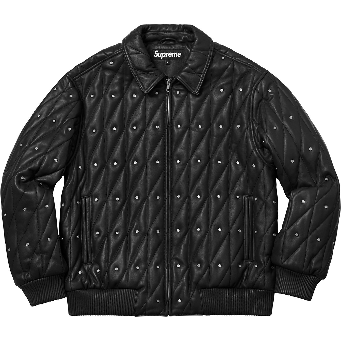 Quilted Studded Leather Jacket - fall winter 2018 - Supreme