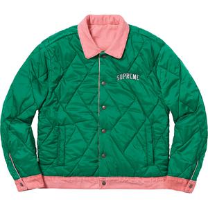 supreme levi's quilted reversible trucker jacket