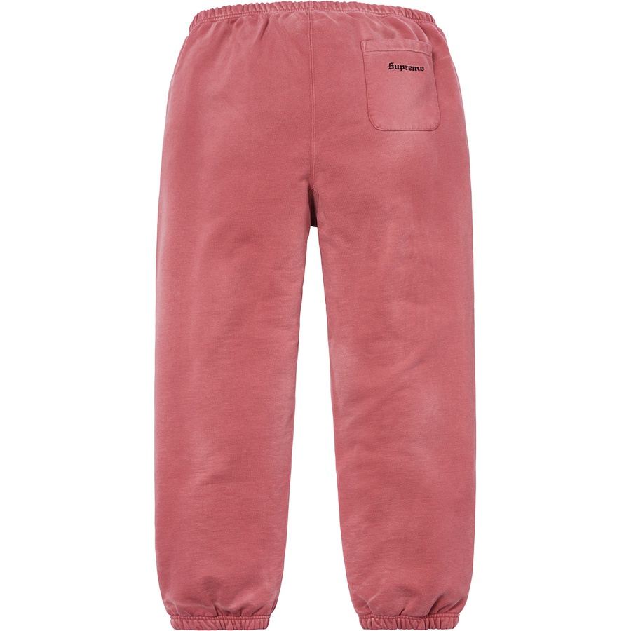 Details on Bleached Sweatpant Dark Rose from fall winter
                                                    2018 (Price is $158)