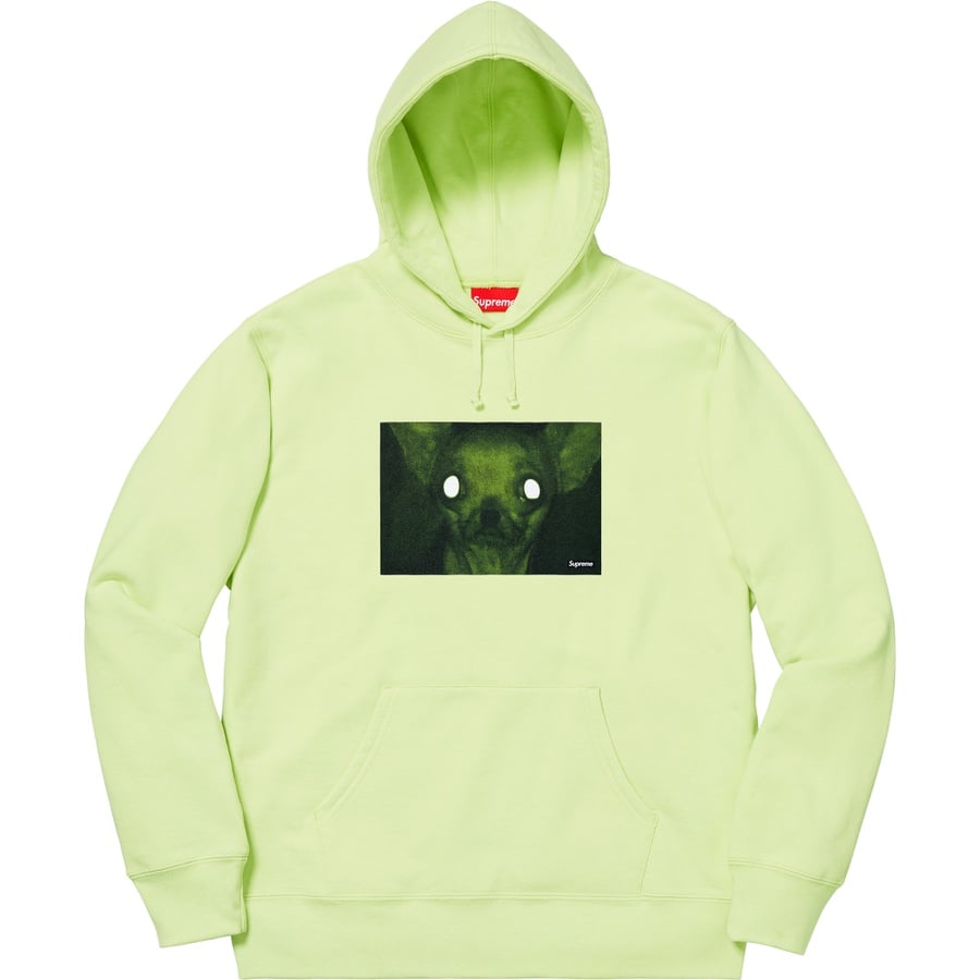 Supreme Chris Cunningham Chihuahua Hooded Sweatshirt for fall winter 18 season