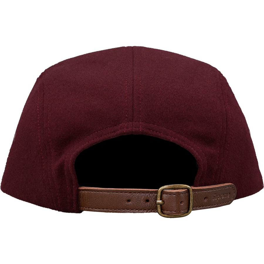 Details on Wool Camp Cap Burgundy from fall winter
                                                    2018 (Price is $54)