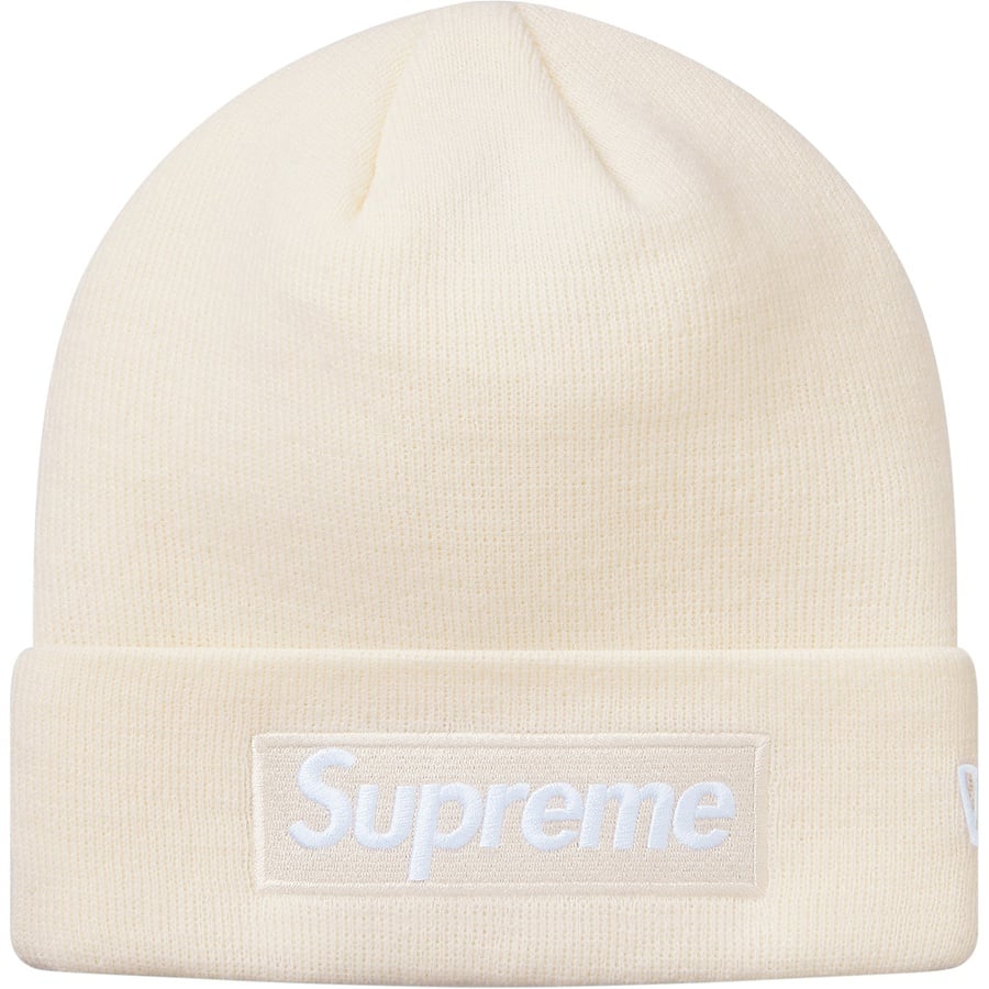 New Era® Box Logo Beanie Natural