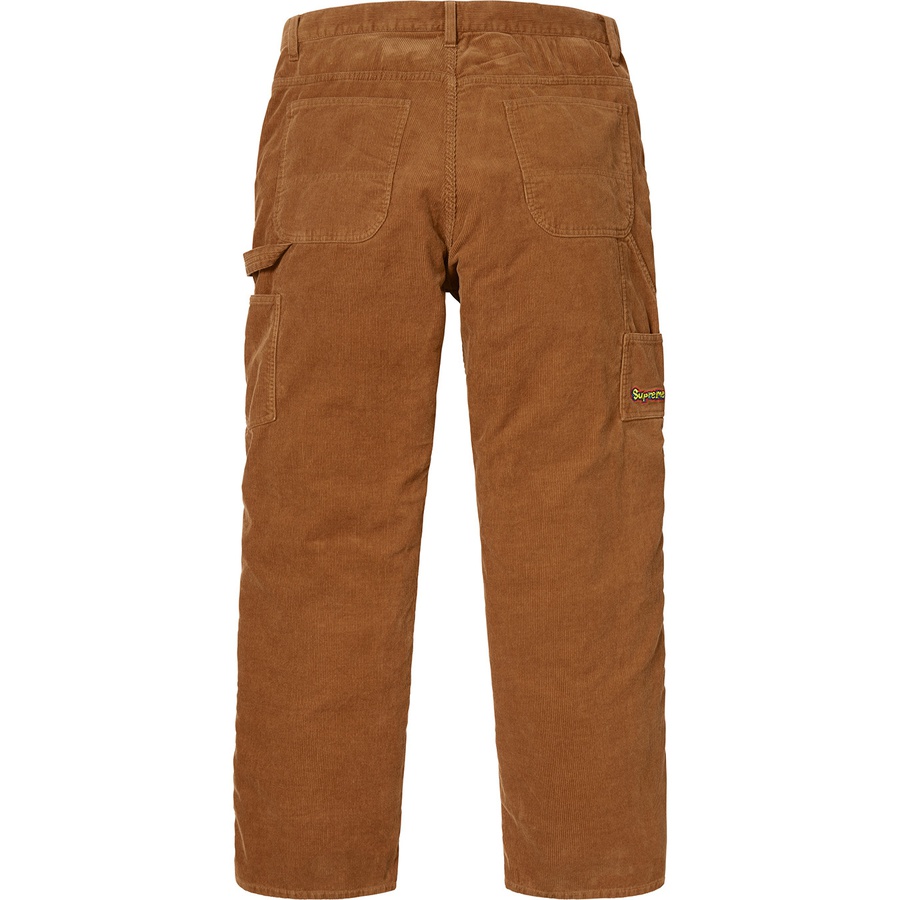Details on Corduroy Painter Pant Brown from fall winter 2018 (Price is $128)
