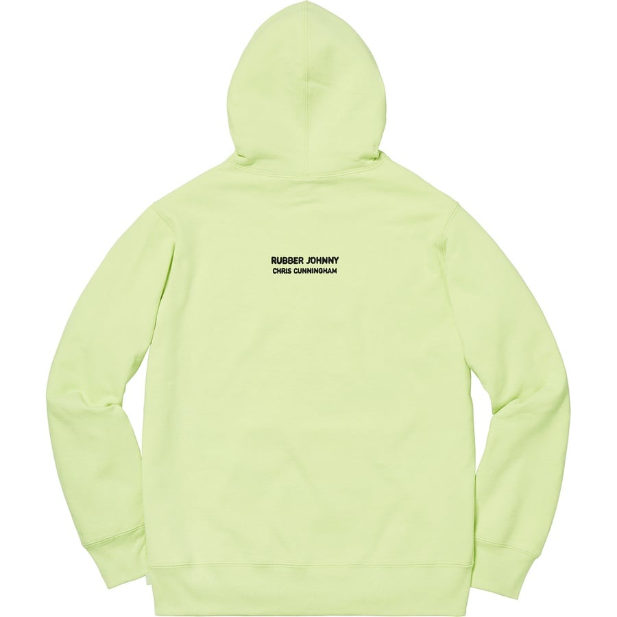 Details on Chris Cunningham Chihuahua Hooded Sweatshirt Pale Mint from fall winter
                                                    2018 (Price is $158)