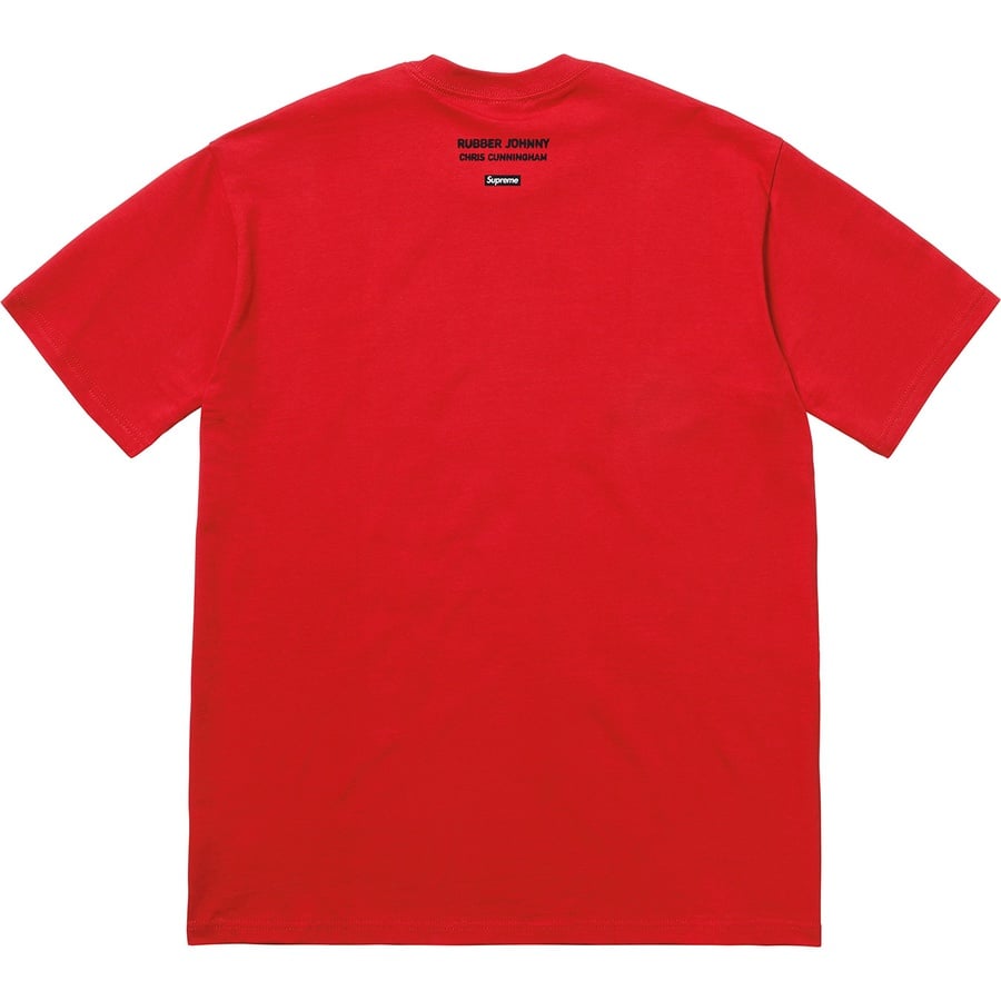 Details on Chris Cunningham Rubber Johnny Tee Red from fall winter
                                                    2018 (Price is $44)