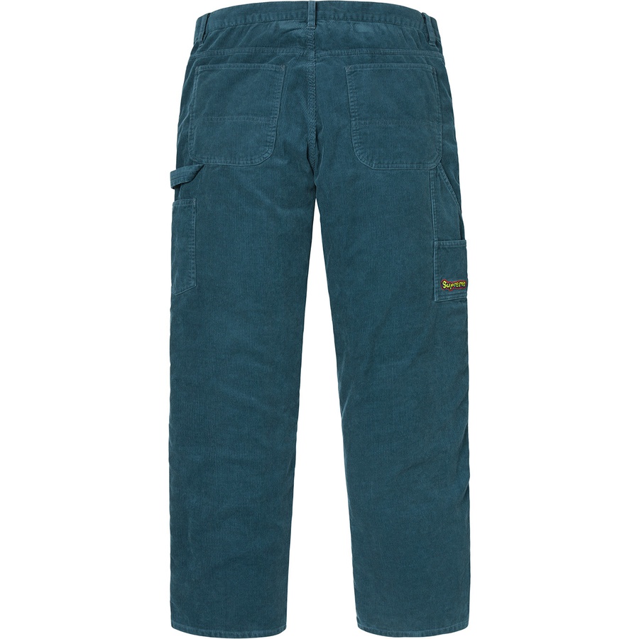 Details on Corduroy Painter Pant Slate from fall winter 2018 (Price is $128)
