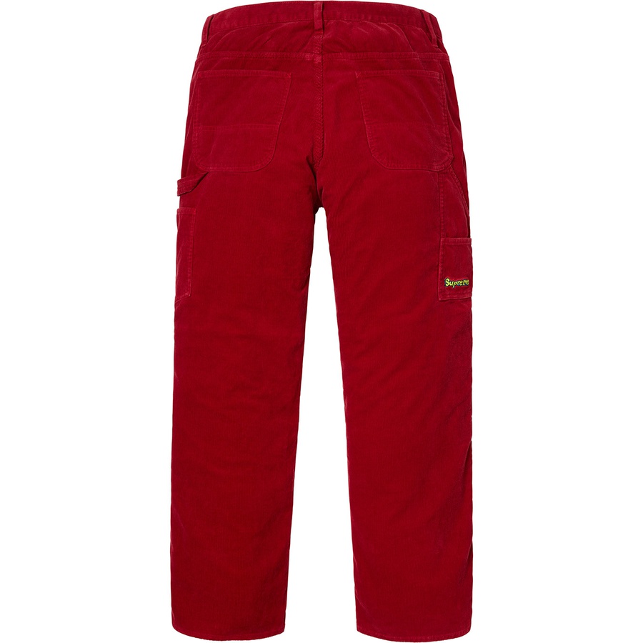 Details on Corduroy Painter Pant Red from fall winter 2018 (Price is $128)