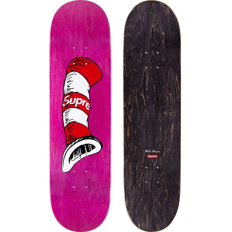 Details on Cat in the Hat Skateboard 8.25" x 32.25" from fall winter
                                                    2018 (Price is $66)