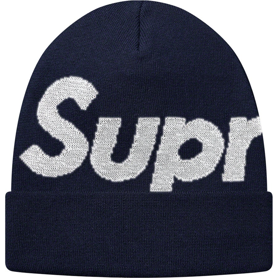 Details on Big Logo Beanie Navy from fall winter
                                                    2018 (Price is $40)