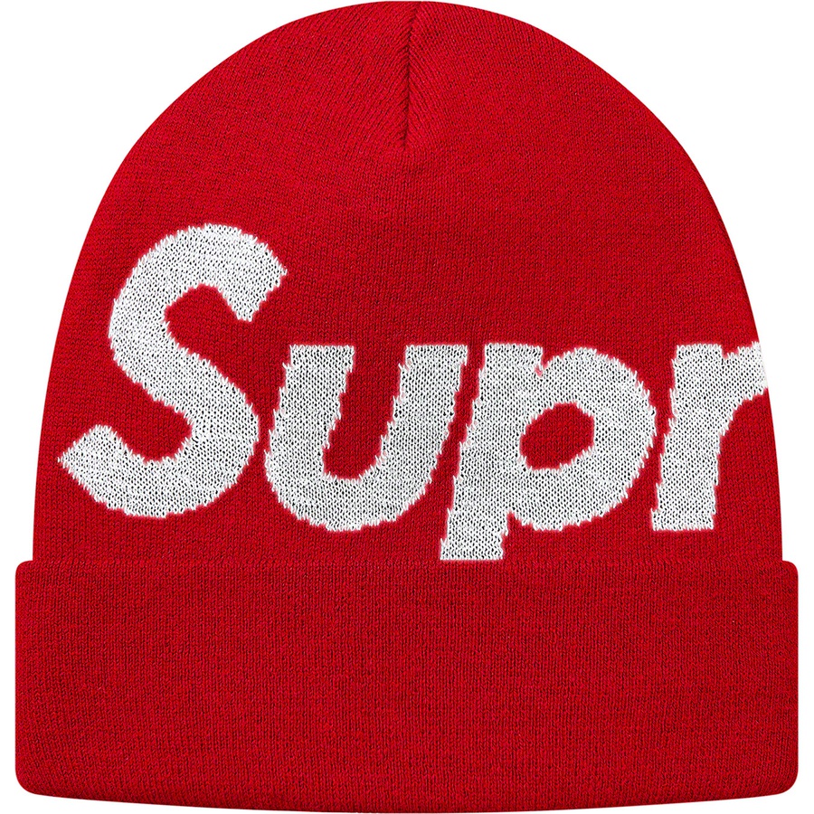 Details on Big Logo Beanie Red from fall winter
                                                    2018 (Price is $40)