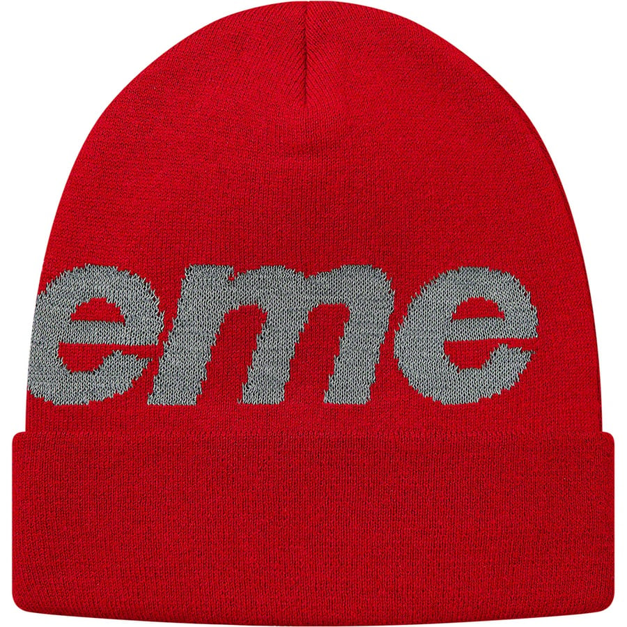 Details on Big Logo Beanie Red from fall winter
                                                    2018 (Price is $40)