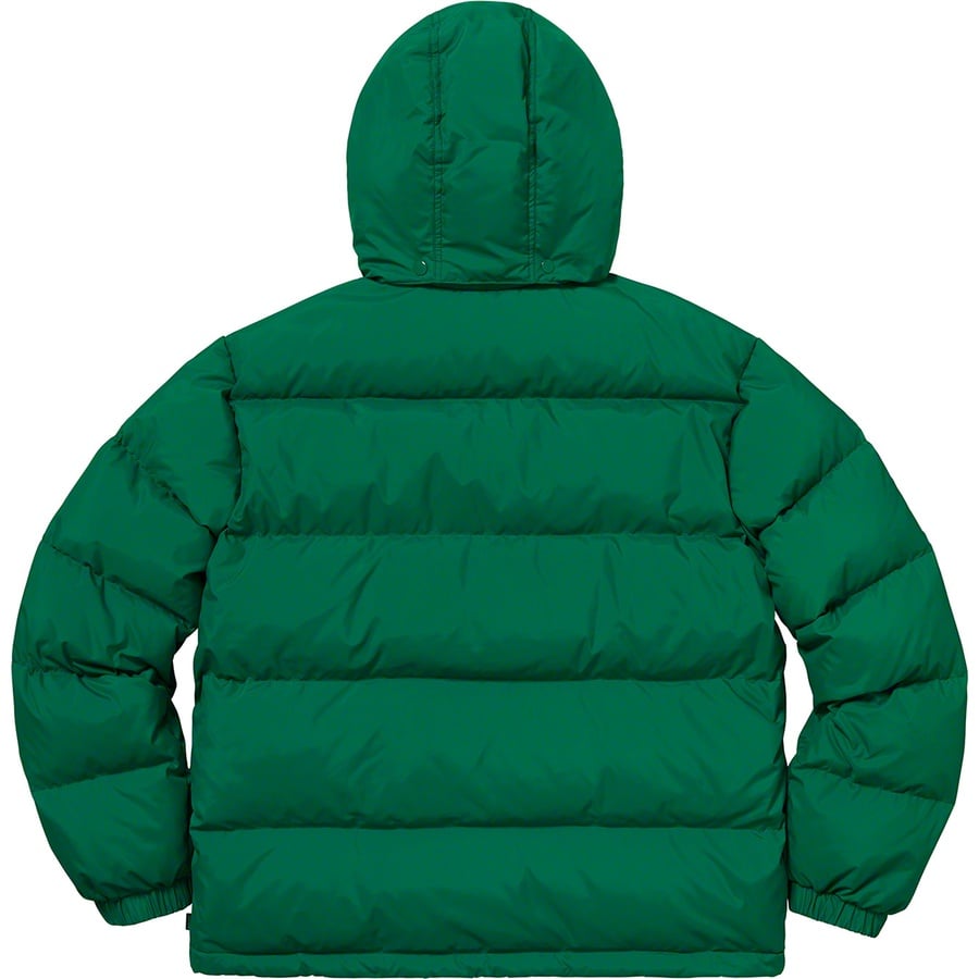 Details on Stripe Panel Down Jacket Green from fall winter
                                                    2018 (Price is $258)