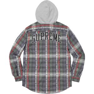 Hooded Jacquard Flannel Shirt - fall winter 2018 - Supreme