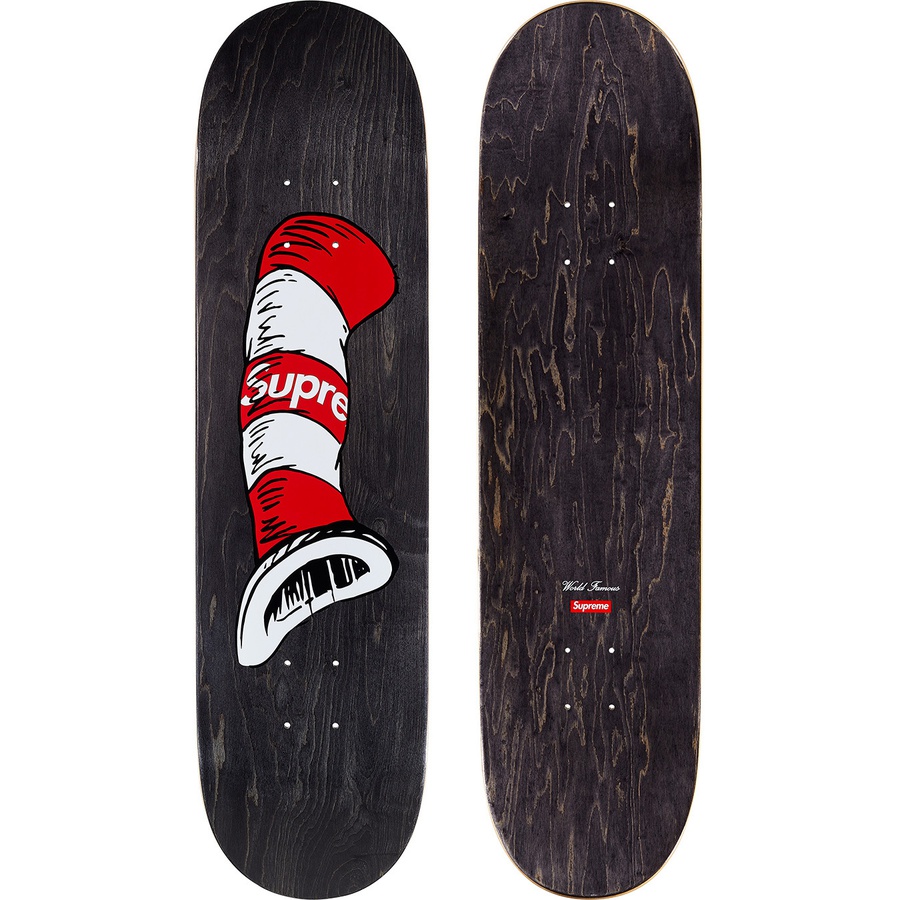 Details on Cat in the Hat Skateboard 7.875" x 31.625" from fall winter 2018 (Price is $66)