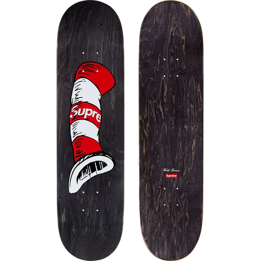 Details on Cat in the Hat Skateboard 7.875" x 31.625" from fall winter
                                                    2018 (Price is $66)