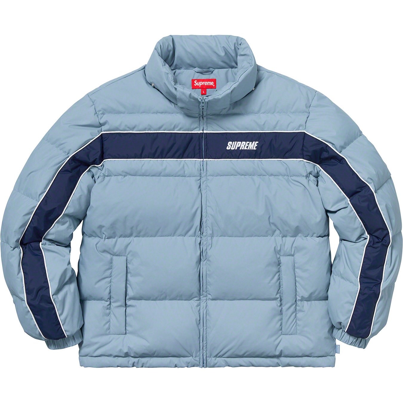 Stripe Panel Down Jacket - fall winter 2018 - Supreme