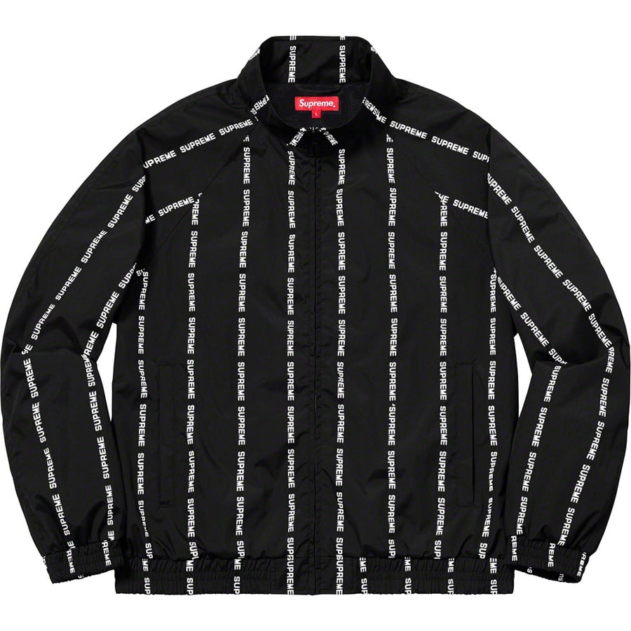 Details on Reflective Text Track Jacket Black from fall winter
                                                    2018 (Price is $198)