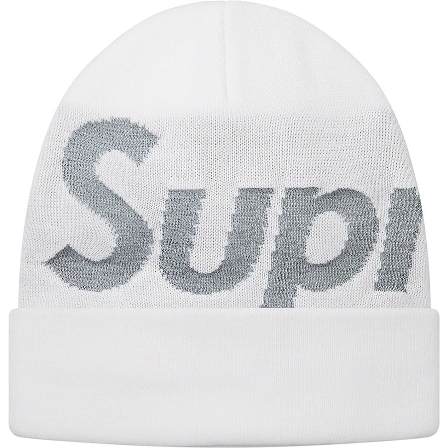 Details on Big Logo Beanie White from fall winter
                                                    2018 (Price is $40)