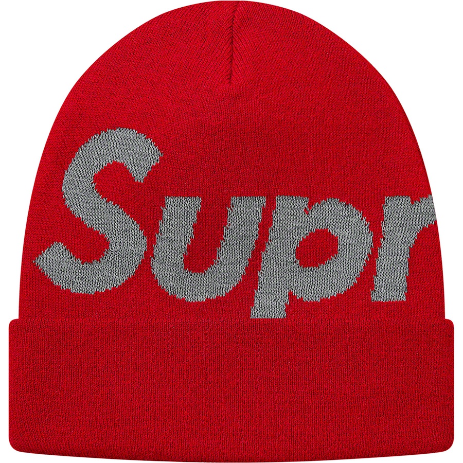 Details on Big Logo Beanie Red from fall winter
                                                    2018 (Price is $40)