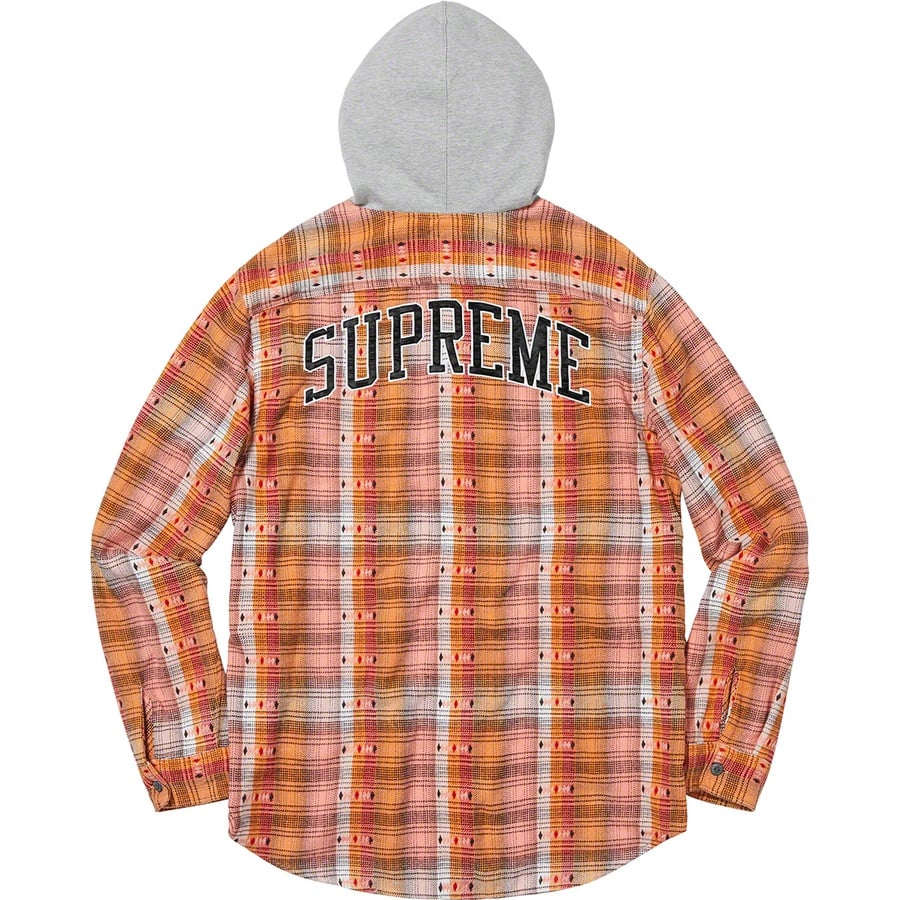 Hooded Jacquard Flannel Shirt - fall winter 2018 - Supreme