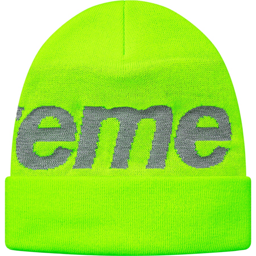 Details on Big Logo Beanie Bright Green from fall winter
                                                    2018 (Price is $40)