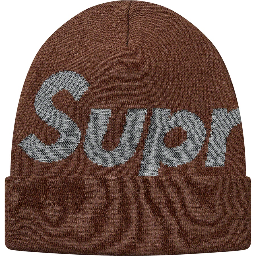 Details on Big Logo Beanie Brown from fall winter
                                                    2018 (Price is $40)