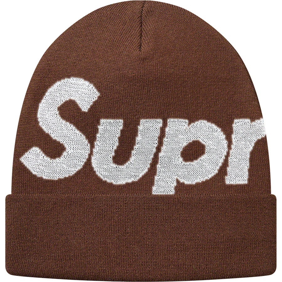 Details on Big Logo Beanie Brown from fall winter
                                                    2018 (Price is $40)