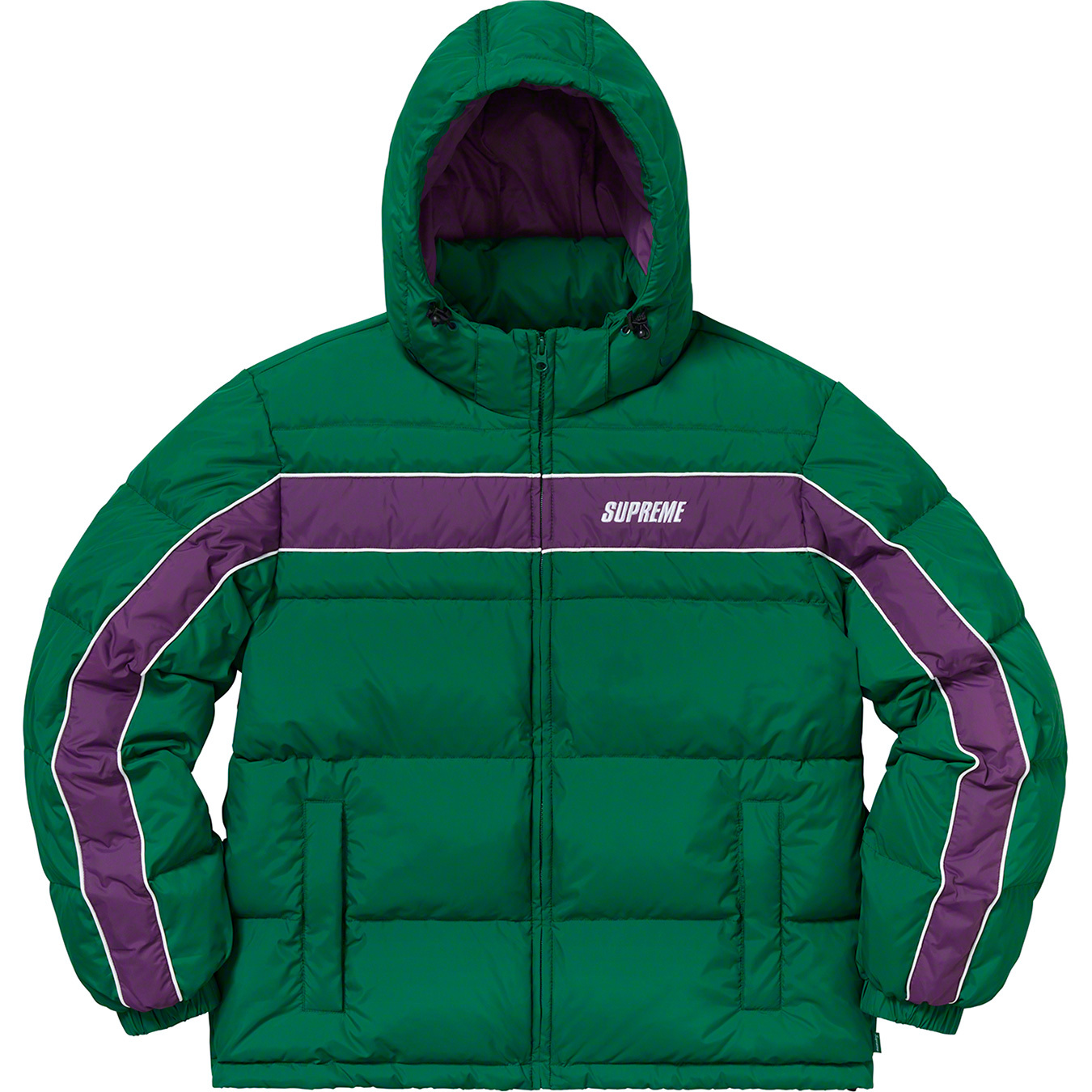 Supreme Stripe Panel Down Jacket