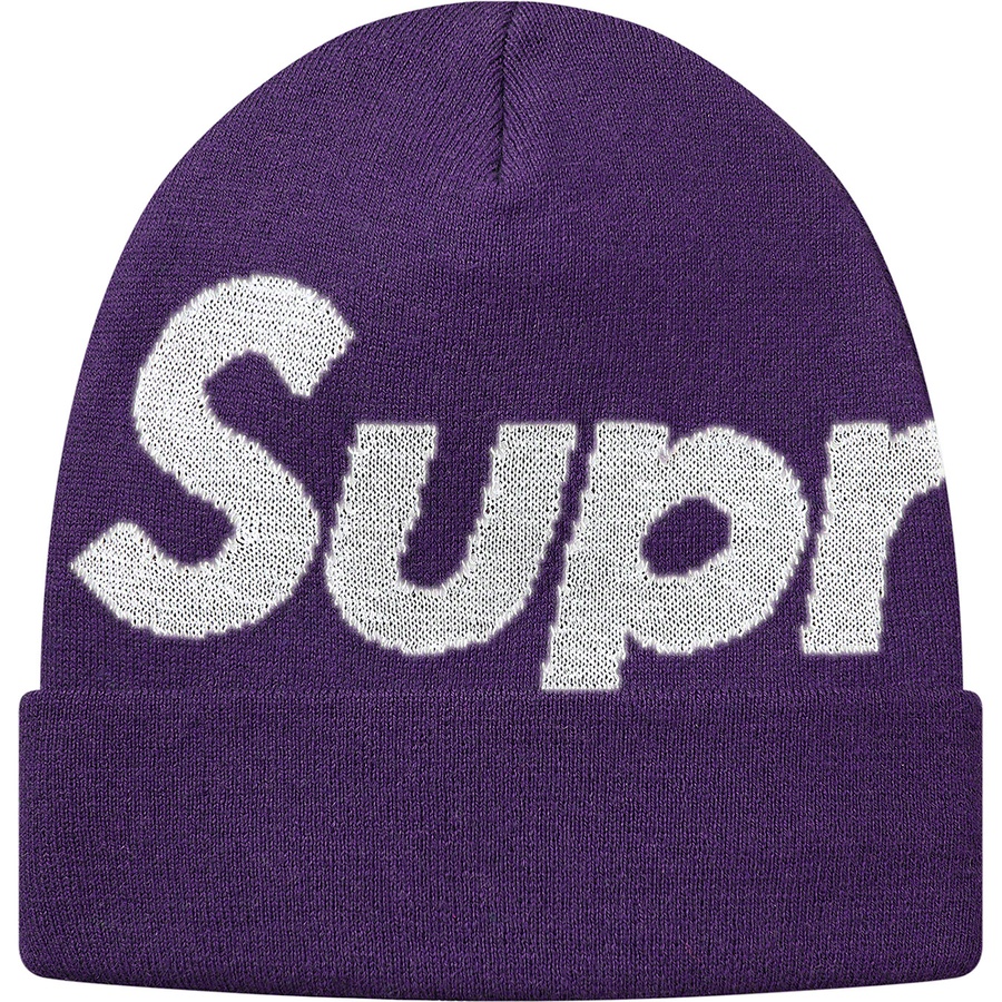 Details on Big Logo Beanie Bright Purple from fall winter
                                                    2018 (Price is $40)