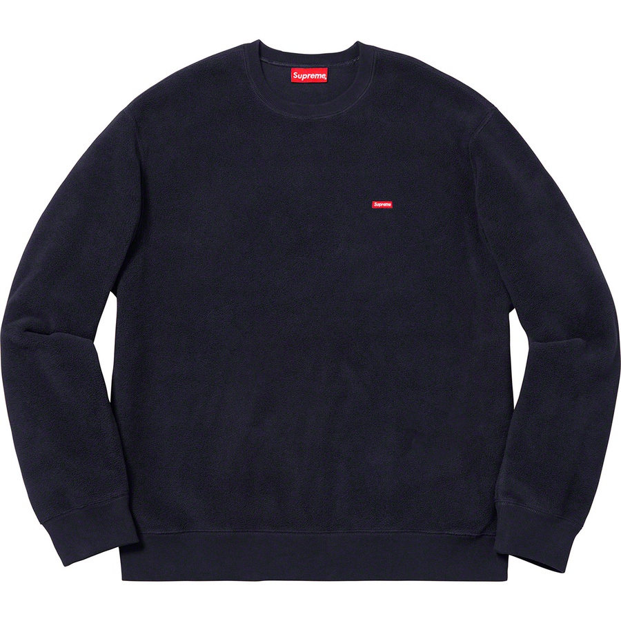Details on Polartec Small Box Crewneck Navy from fall winter
                                                    2018 (Price is $138)