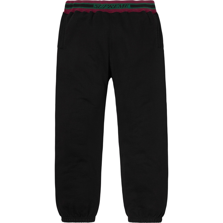 Details on Striped Rib Sweatpant Black from fall winter
                                                    2018 (Price is $138)