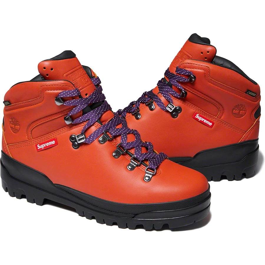 Details on Supreme Timberland World Hiker Front Country Boot Orange from fall winter
                                                    2018 (Price is $248)