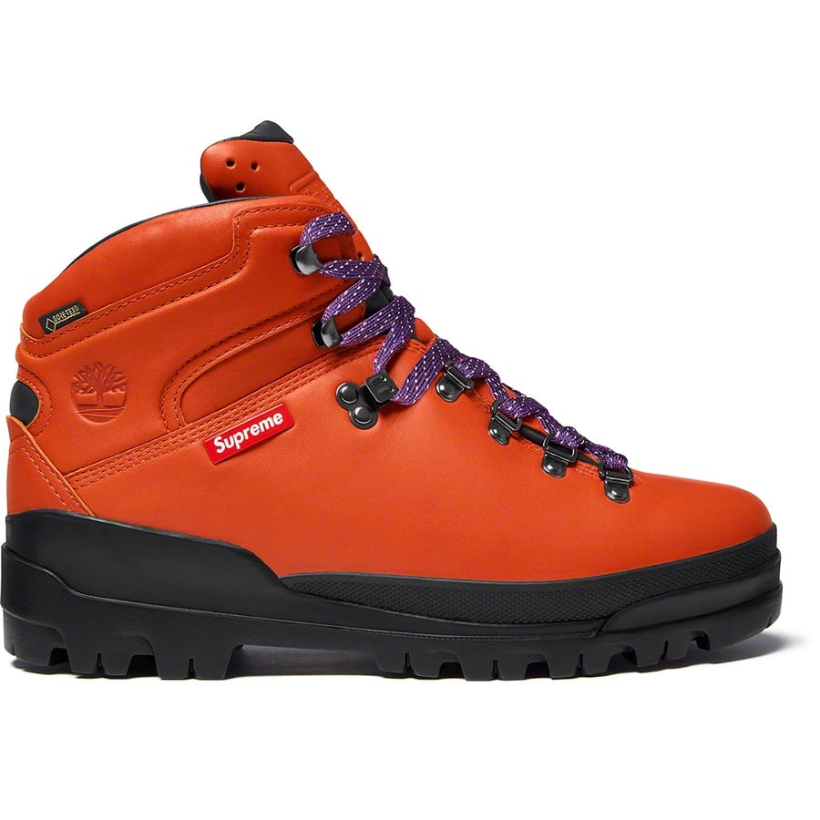 Details on Supreme Timberland World Hiker Front Country Boot Orange from fall winter
                                                    2018 (Price is $248)