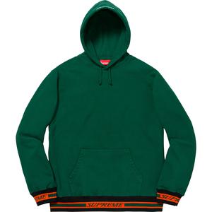 supreme striped rib hooded sweatshirt ash grey
