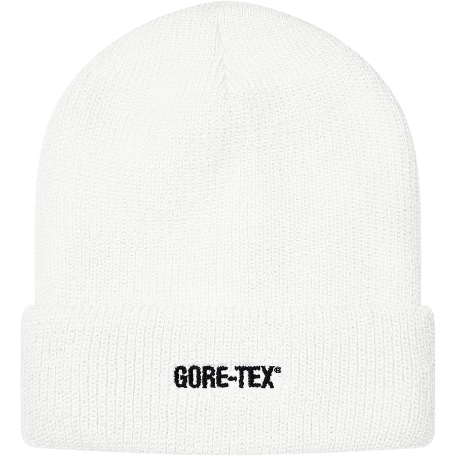 Details on GORE-TEX Beanie White from fall winter
                                                    2018 (Price is $38)