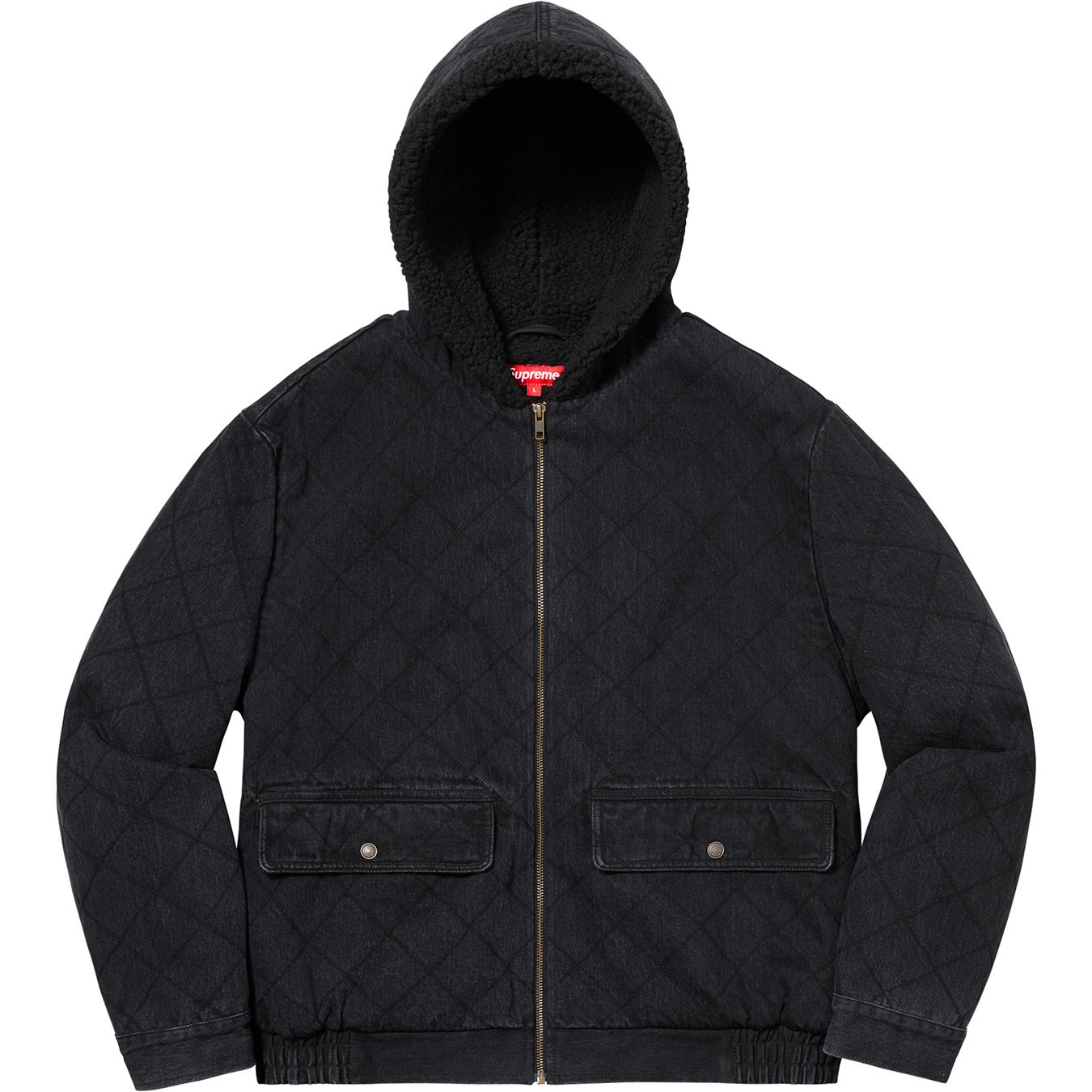 Quilted Denim Pilot Jacket - fall winter 2018 - Supreme