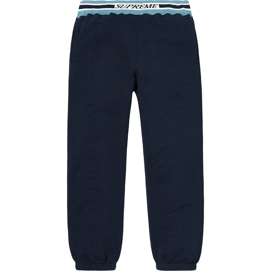 Details on Striped Rib Sweatpant Navy from fall winter
                                                    2018 (Price is $138)