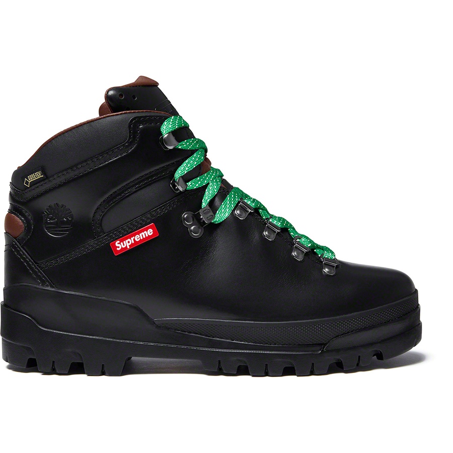 Details on Supreme Timberland World Hiker Front Country Boot Black from fall winter
                                                    2018 (Price is $248)