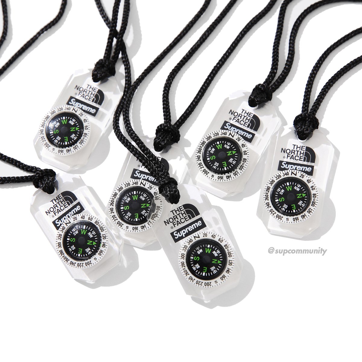 North Face® Compass Necklace - Supreme 