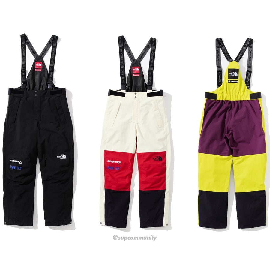 Details on Supreme The North Face Expedition Pant from fall winter
                                            2018 (Price is $388)