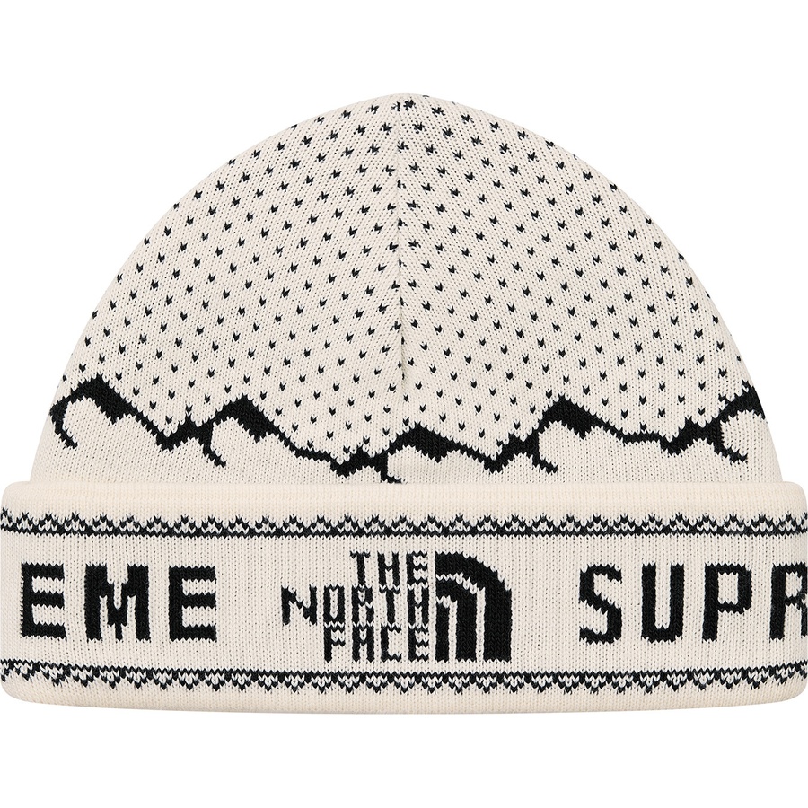 Details on Supreme The North Face Fold Beanie White from fall winter
                                                    2018 (Price is $40)