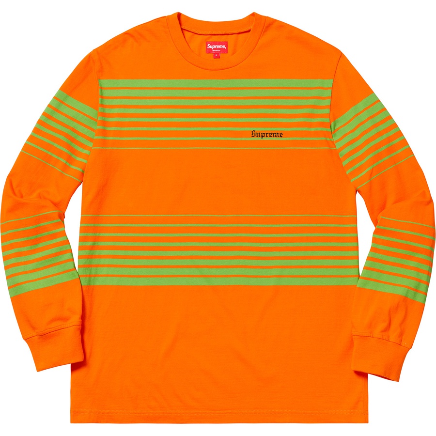 Details on Fade Stripe L S Top Orange from fall winter
                                                    2018 (Price is $98)